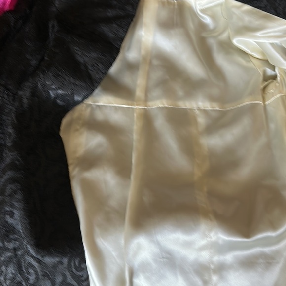 Jackie Morgan dress and coat Vintage size 2 black brocade lined - Picture 11 of 12